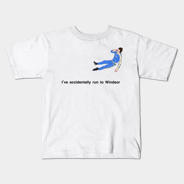 Peep Show I've accidentally run to Windsor Kids T-Shirt by tommytyrer